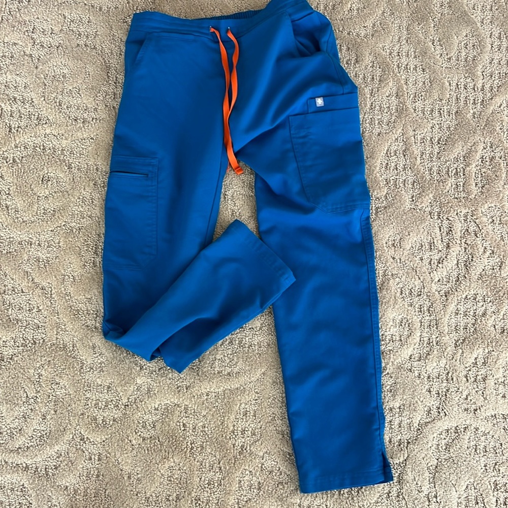 Figs Technical Collection Alps Blue Scrub Pants Size XXS/P PO#1652